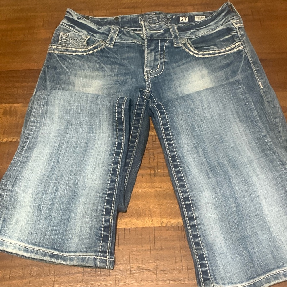 MissMe Jeans Boot, Size 27, Inseam 31, Style JE10728R